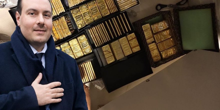 Alihan Kuriş operasyonunda 200 kilo külçe altın ele geçirildi! İşte o görüntüler