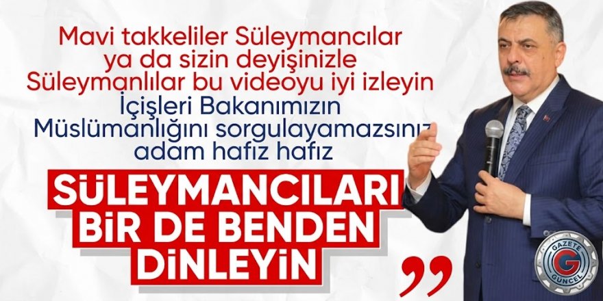Mustafa Çiftçi'den 'Süleymancılar' açıklaması: İşi farklı bir noktaya götürdüler