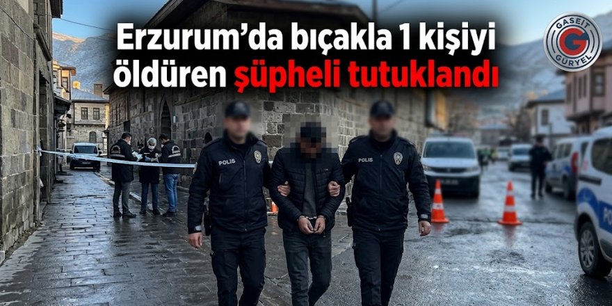 Erzurum'da katıl zanlısı yakalandı