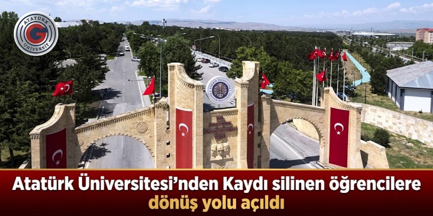 Atatürk Üniversitesi'nden öğrencilere dönüş yolu açıldı
