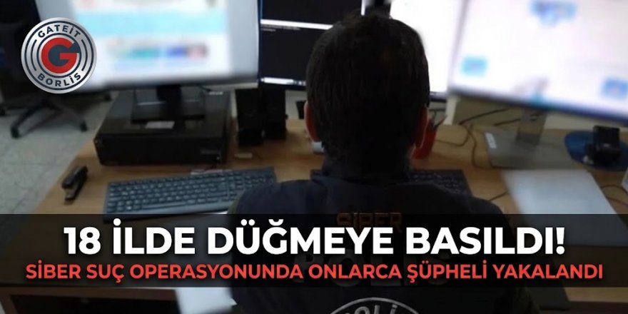 18 ilde düğmeye basıldı! Siber suç operasyonunda onlarca şüpheli yakalandı