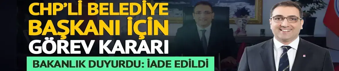 Balçova Belediye Başkanı Onur Yiğit göreve iade edildi