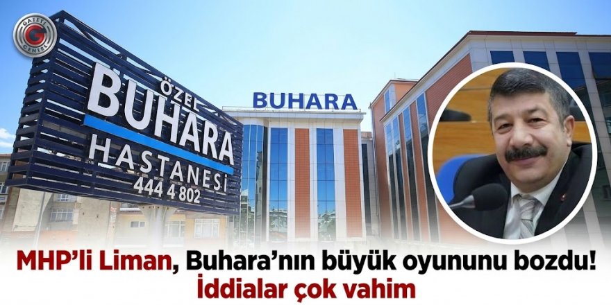 MHP'li Liman, Buhara'nın büyük oyununu bozdu! İddialar çok vahim