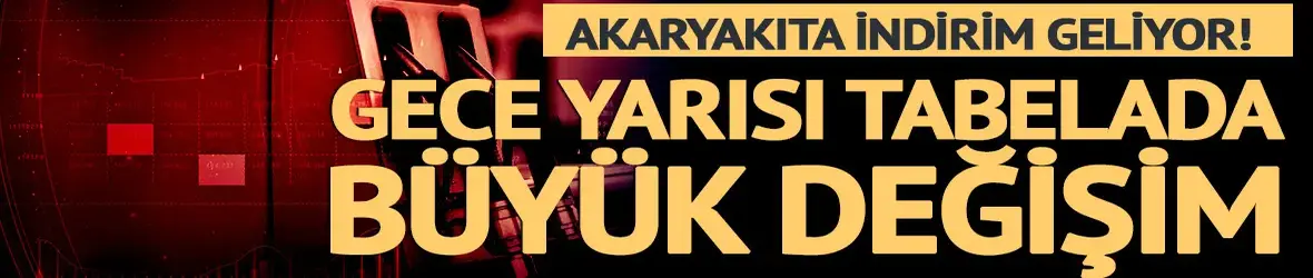 Motorine dev indirim geliyor! Gece yarısı tabelaya yansıyacak