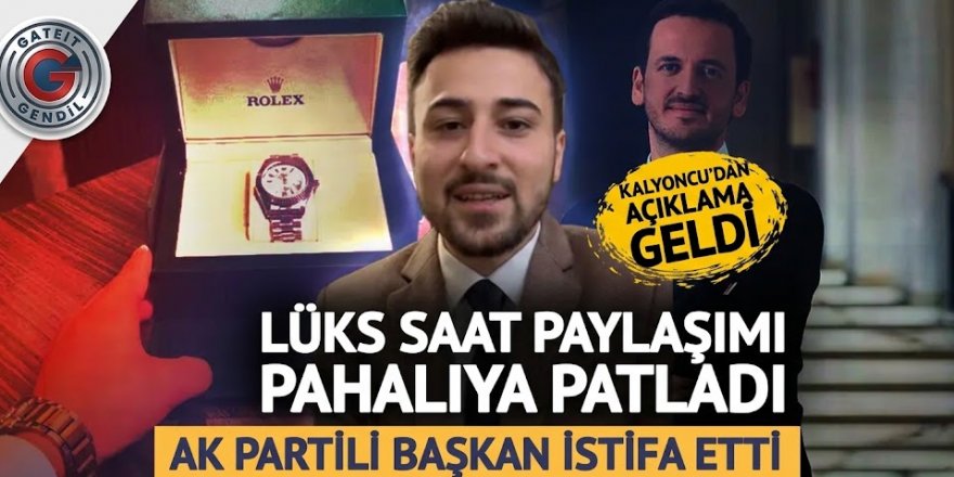 Saat paylaşımı tepki çeken AK Partili Mahmut Mert Çelik istifa etti