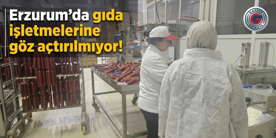 Erzurum'da gıda işletmelerine göz açtırılmıyor