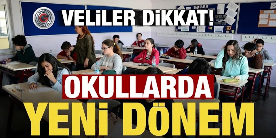 Okullarda yeni dönemin 7 altın kuralı! Velilerin dert yandığı uygulama son buluyor
