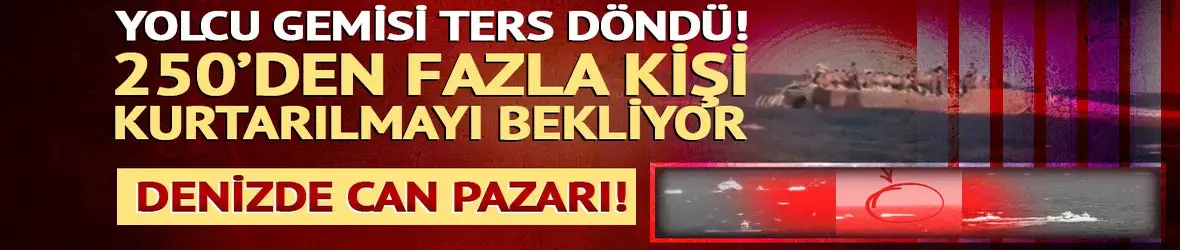 KKTC'nin Girne açıklarında 279 kişiyi taşıyan yolcu gemisi battı