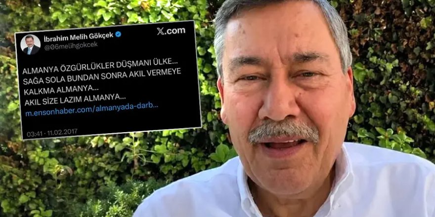 Melih Gökçek Almanya'yı yerden yere vururken, oğlu vatandaşlık talep etmiş