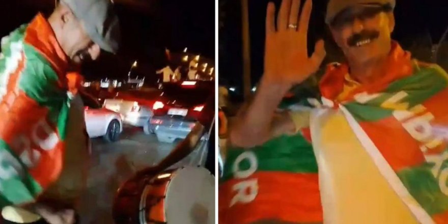 Trabzonlu iş insanı Amed formasıyla Diyarbakır sokaklarında