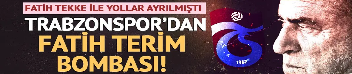 Kulisler yanıyor! Trabzonspor'dan Fatih Terim bombası