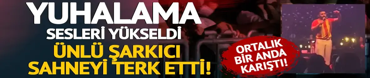 Kurtuluş Kuş konserinde ortalık karıştı!