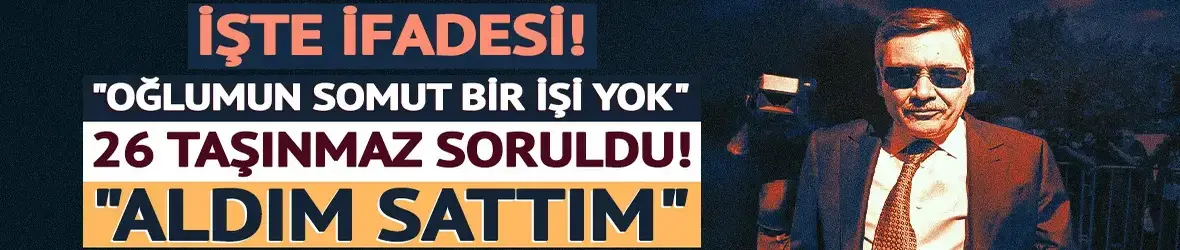 Melih Gökçek'in ifadesi ortaya çıktı: Ne kadar emekli maaşı aldığını da anlattı