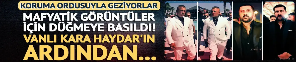 Koruma ordusuyla yürüyorlar!