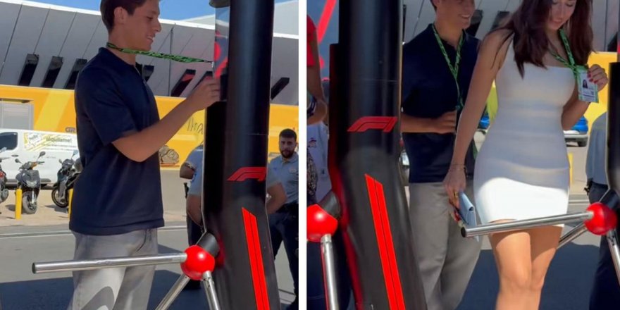 Arda Güler ve kız arkadaşı Duru Nayman, Formula 1 yarışında