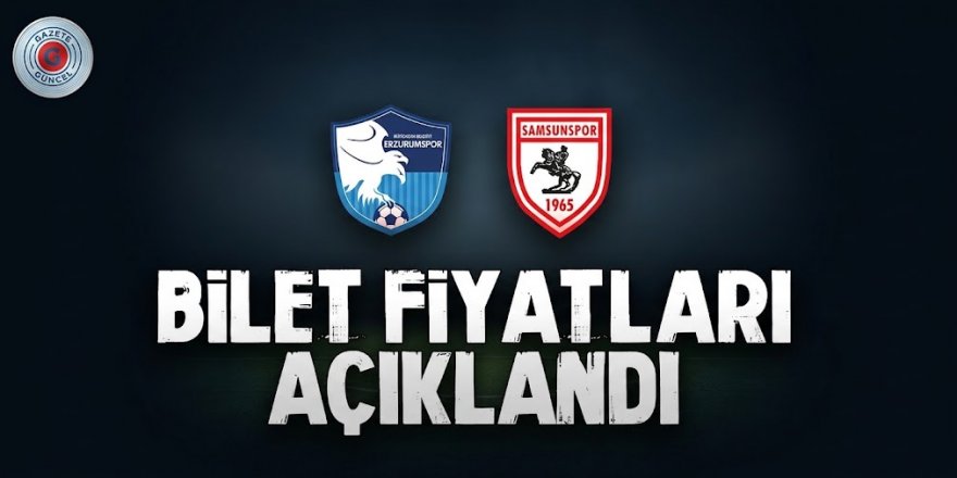 Samsunspor'un Erzurum deplasmanı biletleri satışa çıktı