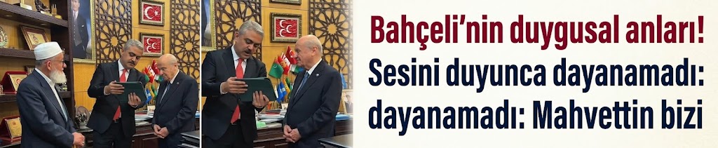 Bahçeli'nin duygusal anları! Sesini duyunca dayanamadı: Mahvettin bizi