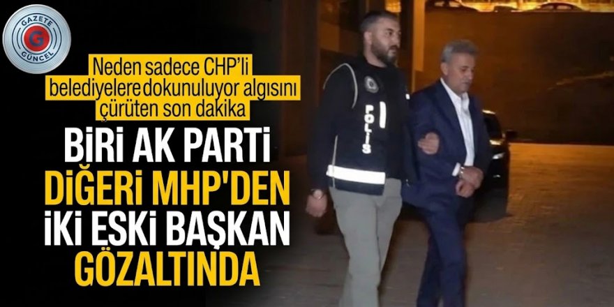 Gözaltına alınan AK Partili eski başkanın evinden çıkanlara bakın! 5 polis saya saya bitiremedi