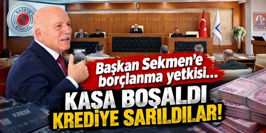 Erzurum Büyükşehir'in Kasası boşaldı, krediye sarıldılar!