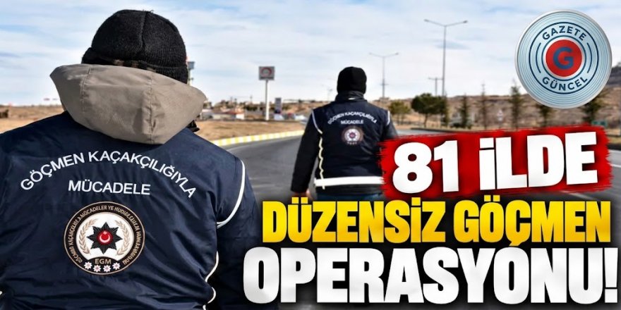 81 İlde Kapsamlı Göç Denetimi: 19 Organizatör ve 230 Düzensiz Göçmen Yakalandı