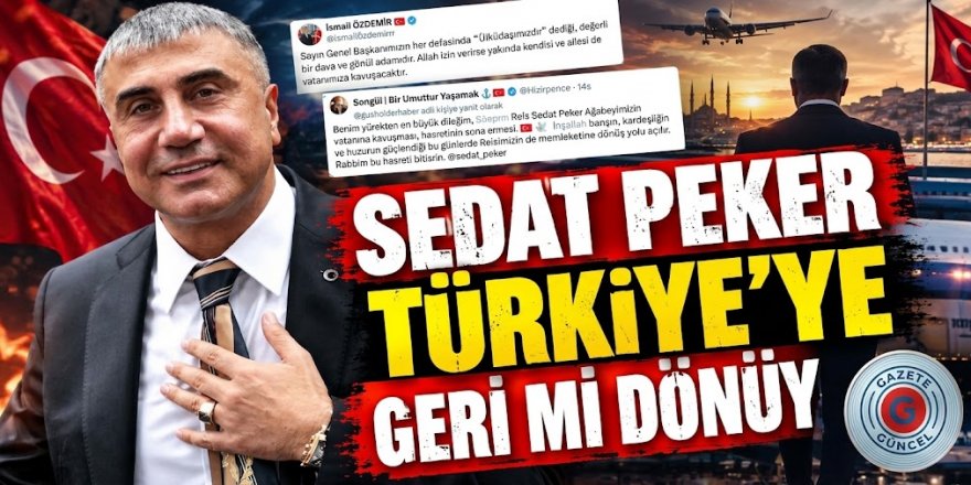 Sedat Peker için büyük hazırlık
