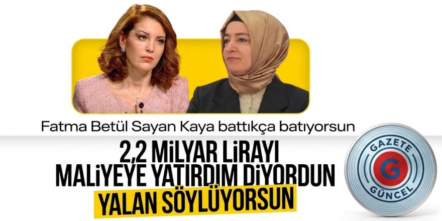 Nagihan Alçı: Fatma Betül Sayan Kaya parayı iade etmedi