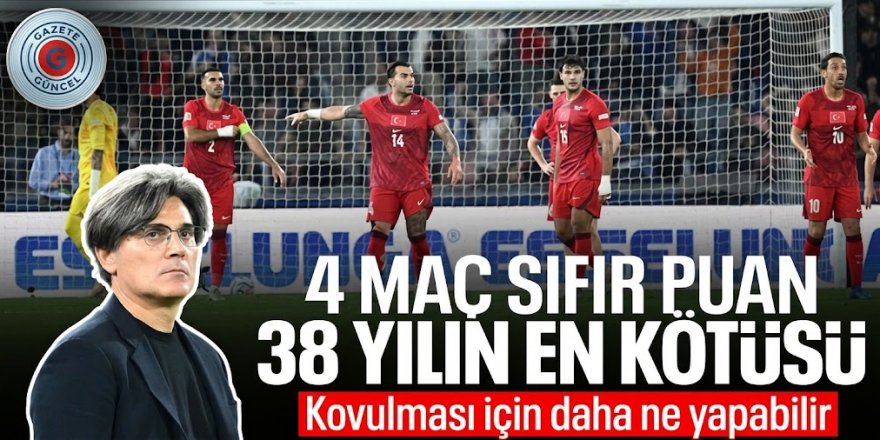 A Milli Takım'da tarihi düşüş! Tam 38 yıl sonra kabusu yaşadık