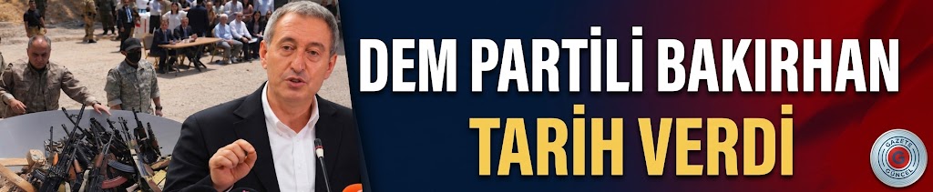 PKK silahları tamamen bırakıyor! DEM Partili Bakırhan tarih verdi