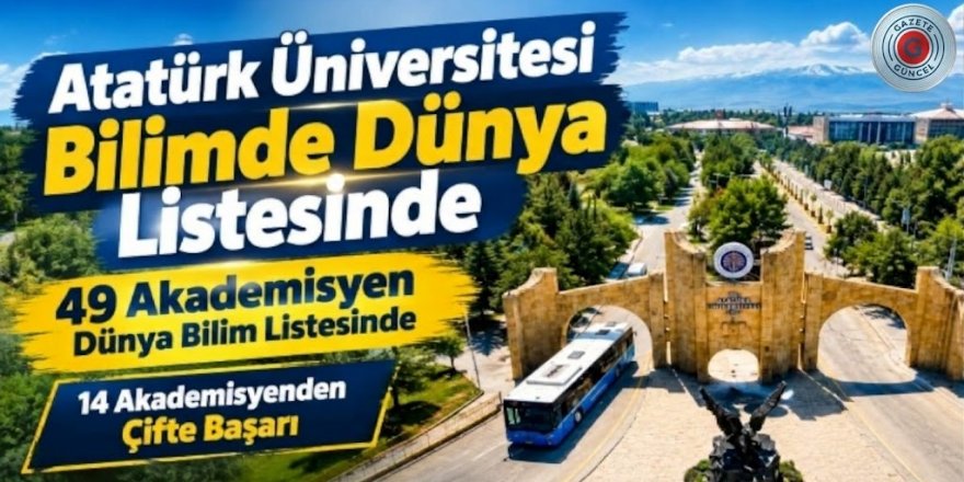 49 akademisyen dünya bilim listesinde