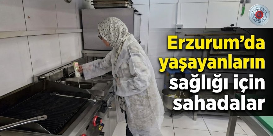 Erzurum'da yaşayanların sağlığı için sahadalar