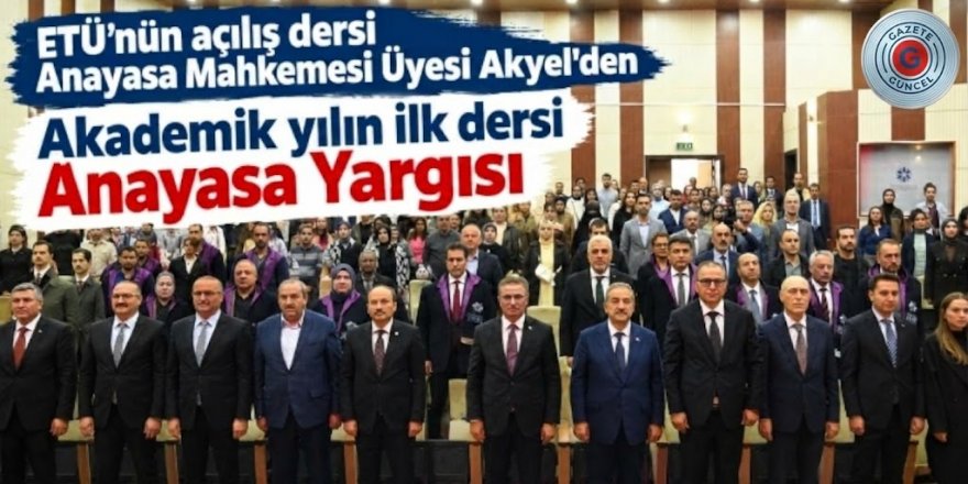 ETÜ'de yeni akademik yıl törenle başladı