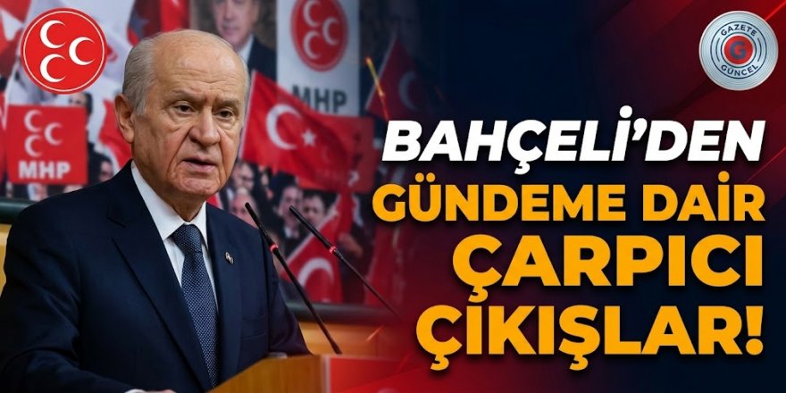 Bahçeli’den dikkat çeken İmralı çıkışı: 'Siyasallaşma koordinatörlüğü onun da hakkıdır'