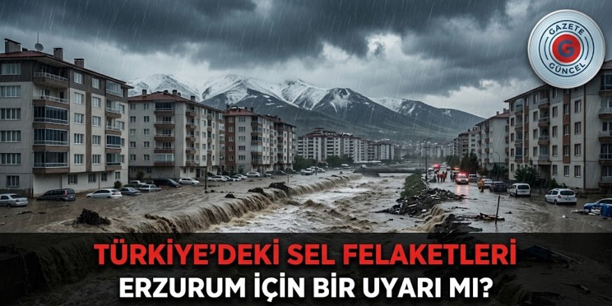 Türkiye'deki Sel Felaketleri Erzurum İçin Bir Uyarı mı? Dere Yatakları, İmar Baskısı ve Palandöken Gerçeği