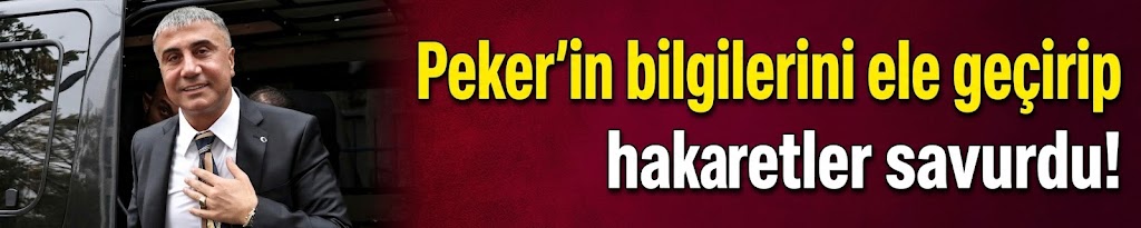 Sedat Peker'in bilgilerini ele geçirip hakaretler savurdu! "Hastanede yaşam savaşı veriyor" iddiası