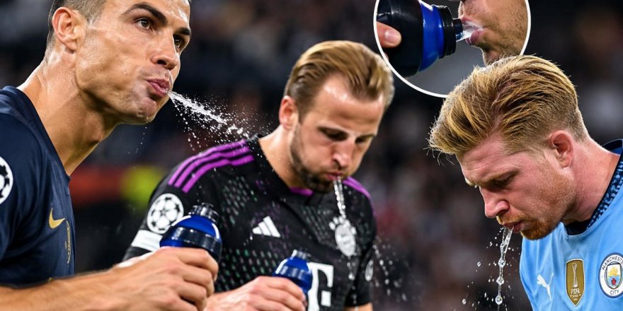 Futbolcuların içtikleri sıvıyı neden tükürdükleri ortaya çıktı