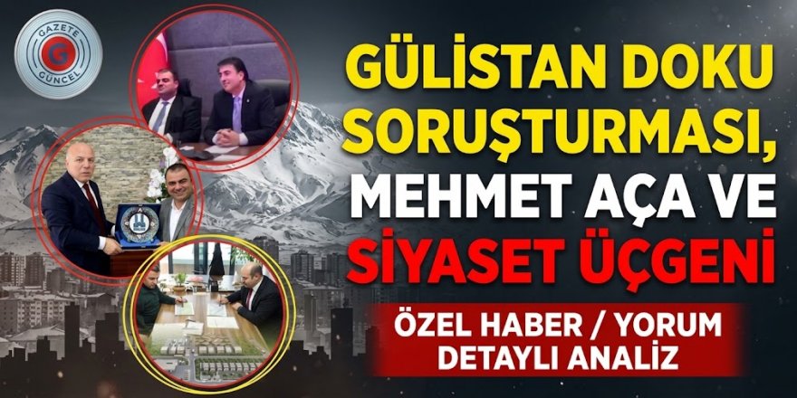 Gülistan Doku Soruşturması, Mehmet Aca ve Siyaset Üçgeni: "Hayırsever" Profilinden Cezaevine Uzanan Süreç