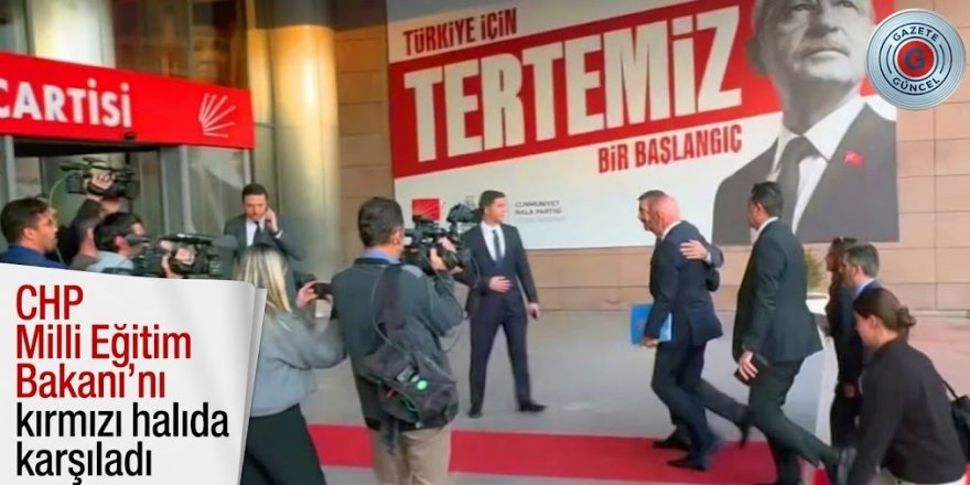Milli Eğitim Bakanı Tekin'den Kılıçdaroğlu'na ziyaret! Kızının nikahına davet etti