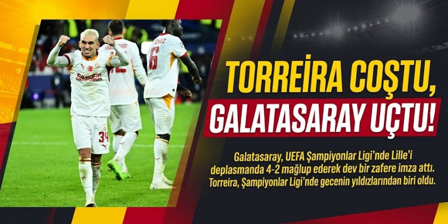 Galatasaray'dan Lille karşısında bir ilk