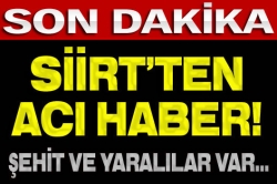 FLAŞ! Siirt'ten acı haber!