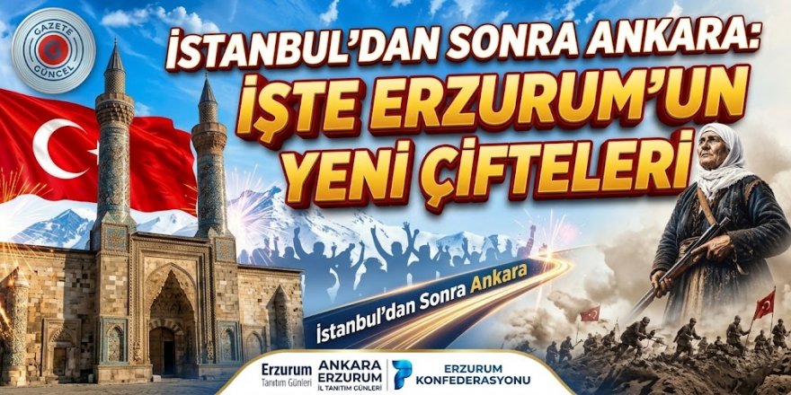 Erzurum adına tanıtım rezaleti! Çifte minaremizde değişti