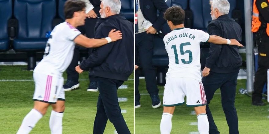 Arda Güler'den Mourinho'ya olay müdahale! Yere düşüyordu