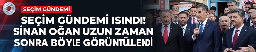 Seçim gündemi ısındı! Sinan Oğan uzun zaman sonra böyle görüntülendi