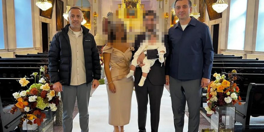 AK Partili başkanın vaftiz törenine katılması büyük tartışma yarattı