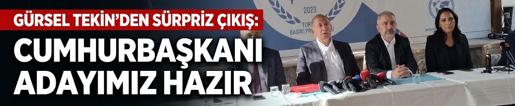 Gürsel Tekin'den sürpriz çıkış: Cumhurbaşkanı adayımız hazır