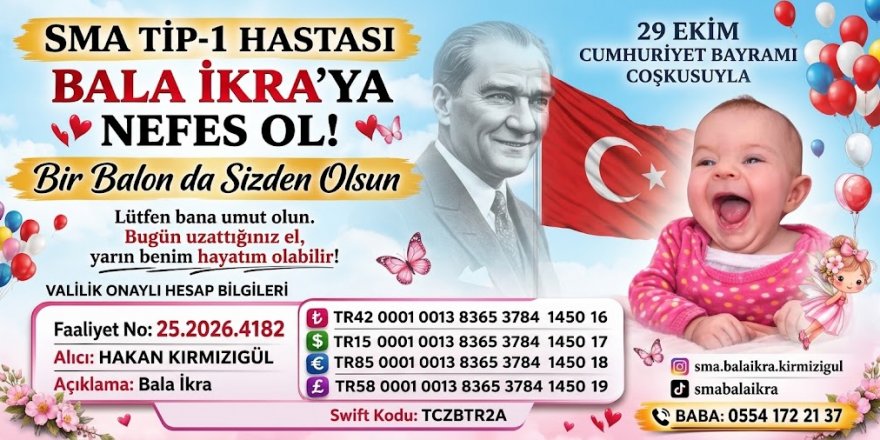 Bala İkra yaşasın! Bir balonda sel al