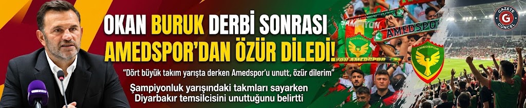 Okan Buruk derbi sonrası Amedspor'dan özür diledi