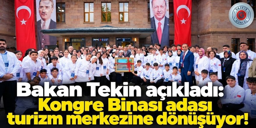 Kongre Binası adası restoran ve otellerle yenileniyor!