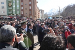 Akdağ, İspir'in kurtuluşuna katıldı!