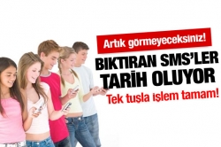 İstenmeyen SMS'ler tarih oluyor!