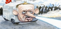 iğrenç Erdoğan karikatürü!